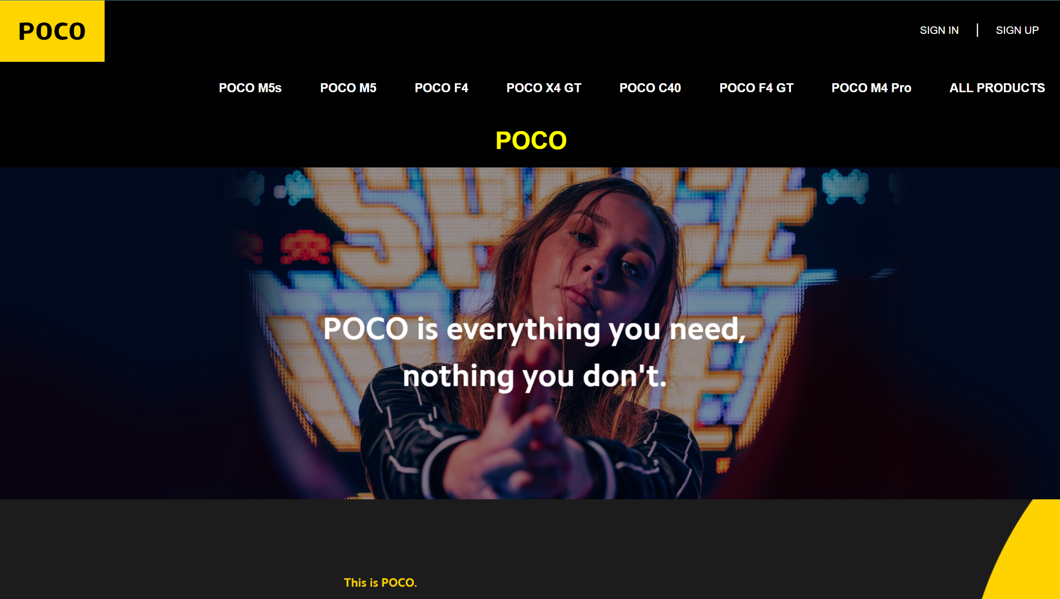 Poco Website
